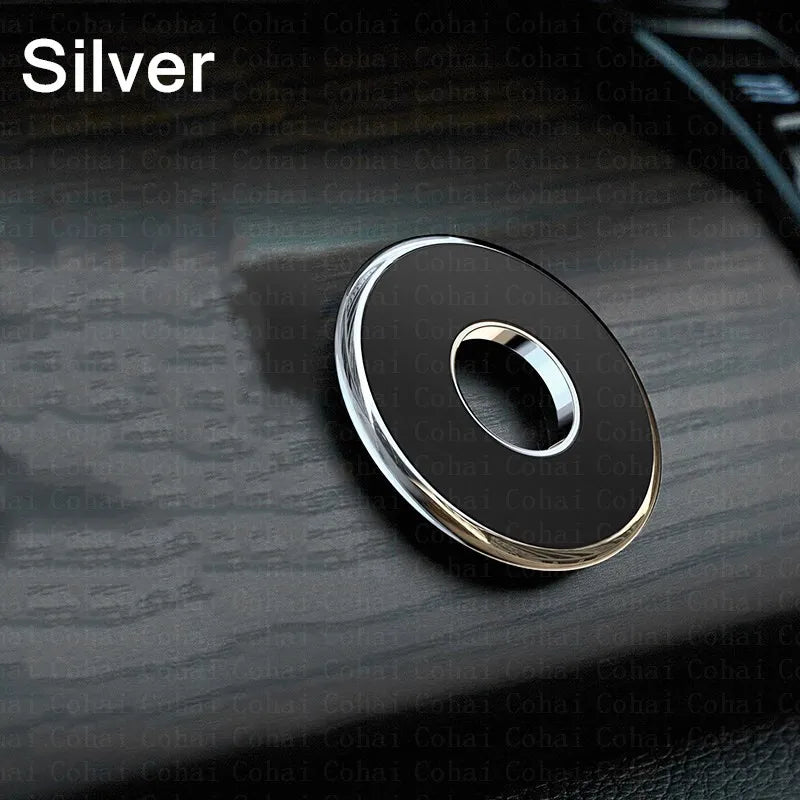 Support magnétique pour téléphone de voiture, mini support rond pour tableau de bord, pour iPhone, Samsung, Xiaomi, support magnétique en métal pour GPS, support mural
