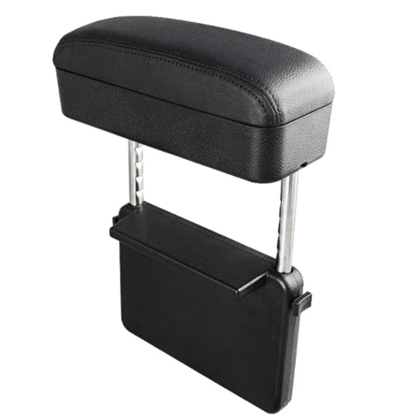 Adjustable Height Center Console Storage Organizer Lifting Mechanism Clamp Design Seat Side Storage Box Multi-functional Storage