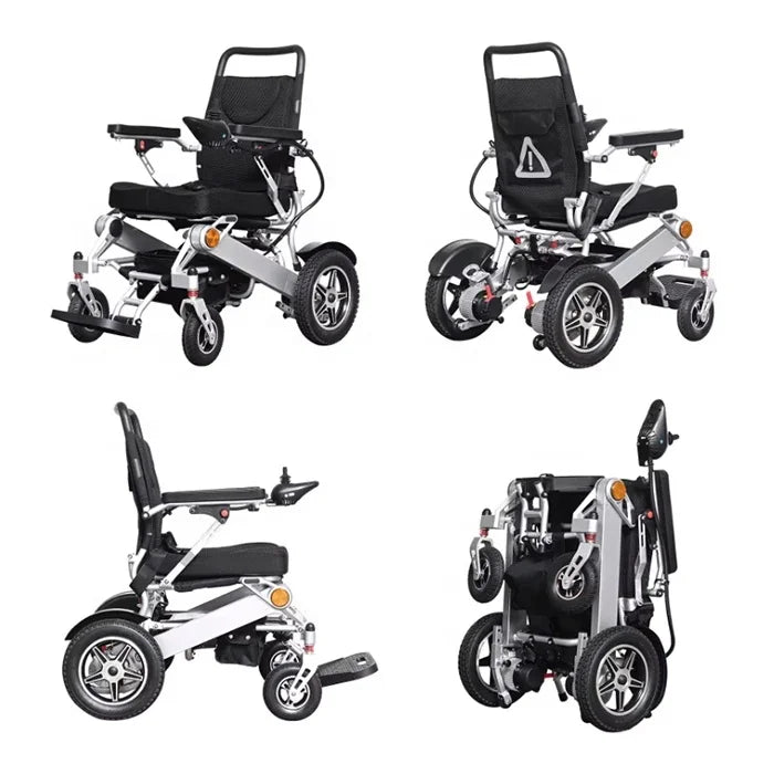 Légère offre spéciale fauteuil roulant électrique pliant télécommande fauteuil roulant électrique handicapé personnes âgées fauteuil roulant