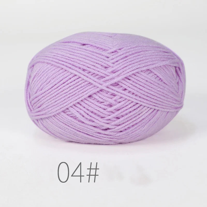 Fil à tricoter en coton doux, tissu mélangé, fil de velours en fibres épaisses, fil de laine au Crochet pour pull, bricolage