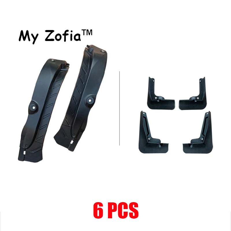 BYD SEAL U SEALION 6 2023 2024 2025, revêtement de garde-boue évasé de passage de roue arrière de voiture, garde-boue ABS, accessoires de protection de garde-boue