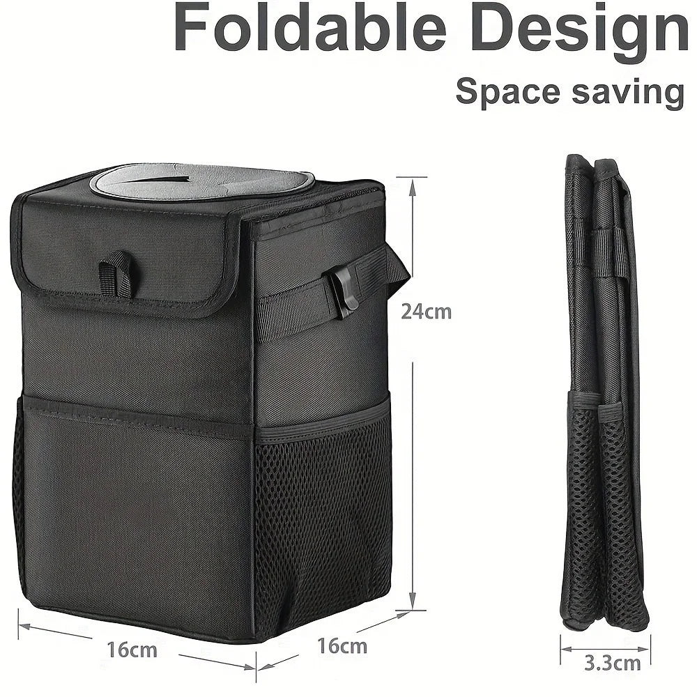 Poubelle universelle pour voiture avec poches de rangement, 1 pièce, garde votre voiture propre