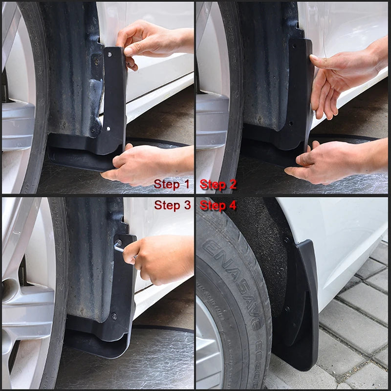 4 pièces MG U9 2025 2026 2027 style de voiture ABS garde-boue de voiture garde-boue garde-boue garde-boue avant arrière accessoires automobiles