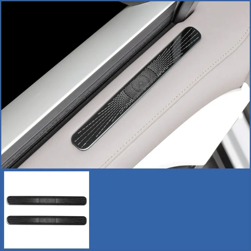 Couverture de haut-parleur audio intérieur de voiture pour Geely ZEEKR, couverture d'œuvres d'art, garniture de porte, accessoires de garniture, 7X, 2024, 2025, 2026