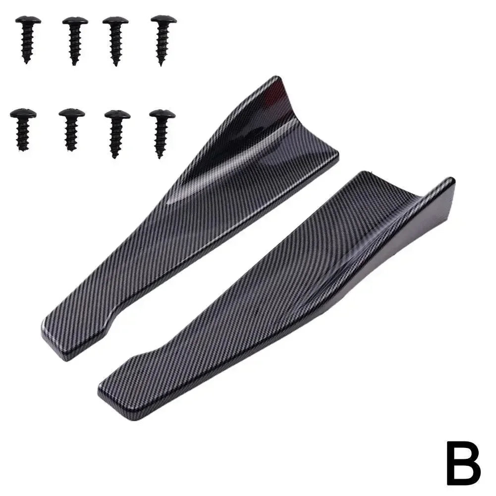 Bande universelle de pare-chocs avant et arrière de voiture, séparateur de diffuseur de becquet de lèvre, protection contre les rayures, longueur 48CM, Fgth pour Audi BMW HONDA Toyota