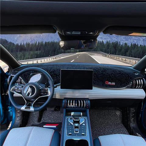 Glutnel Prada Board Cover Polymères pour BYD Atto 3 Yuan Plus 2022 2023, Prada virus Pad Dash Covers, Tapis, LHD, RHD Accessoires