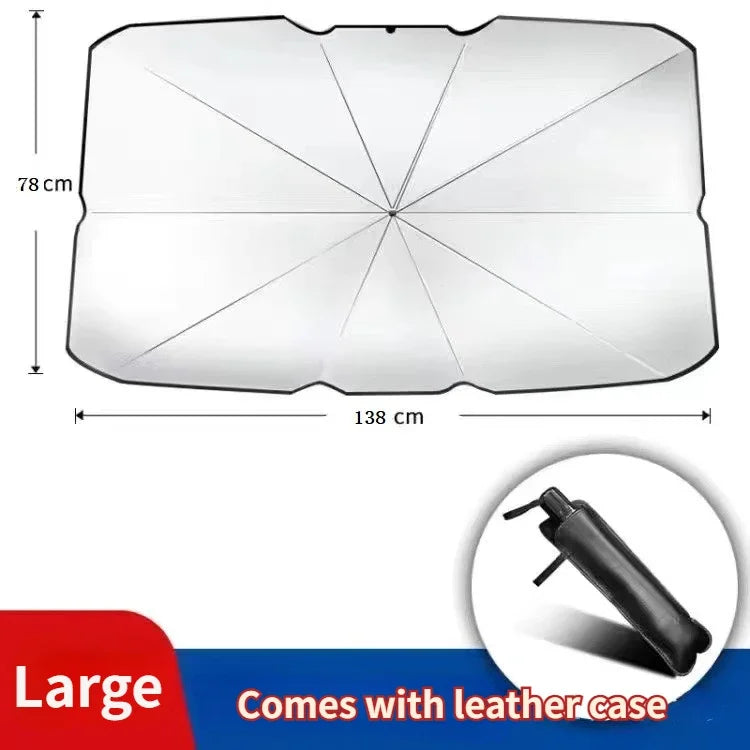 Pare-soleil de voiture pliable, pare-brise, rideau de pare-soleil pour fenêtre avant de voiture, accessoires de protection solaire