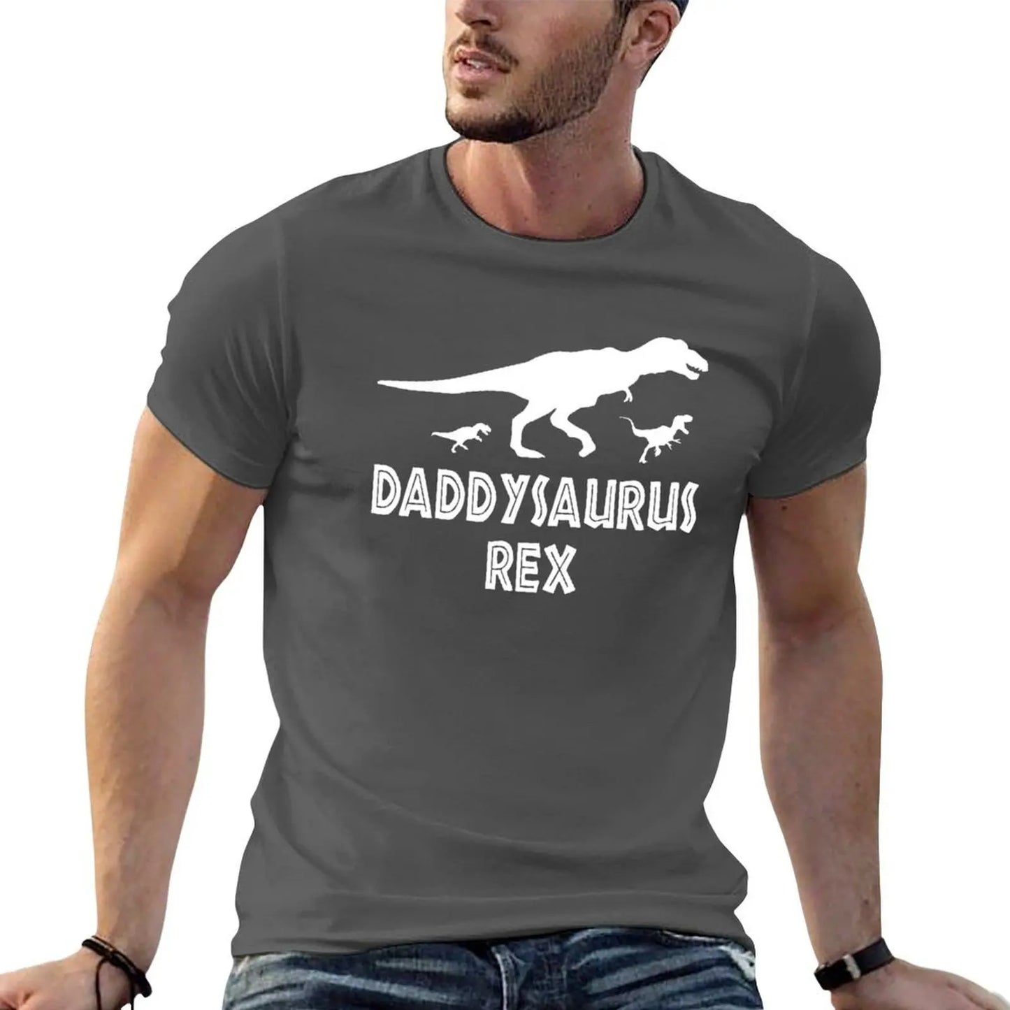T-Shirt Daddysaurus homme T-Shirt T chemise personnalisée T Rex chemise