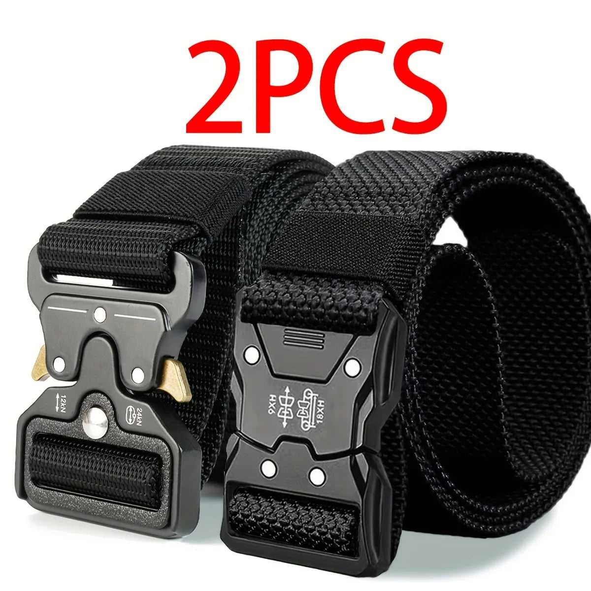 Ceinture décontractée pour hommes, ceinture à boucle automatique, ceinture pour jeans pour hommes, adaptée pour les sorties en plein air et le quotidien