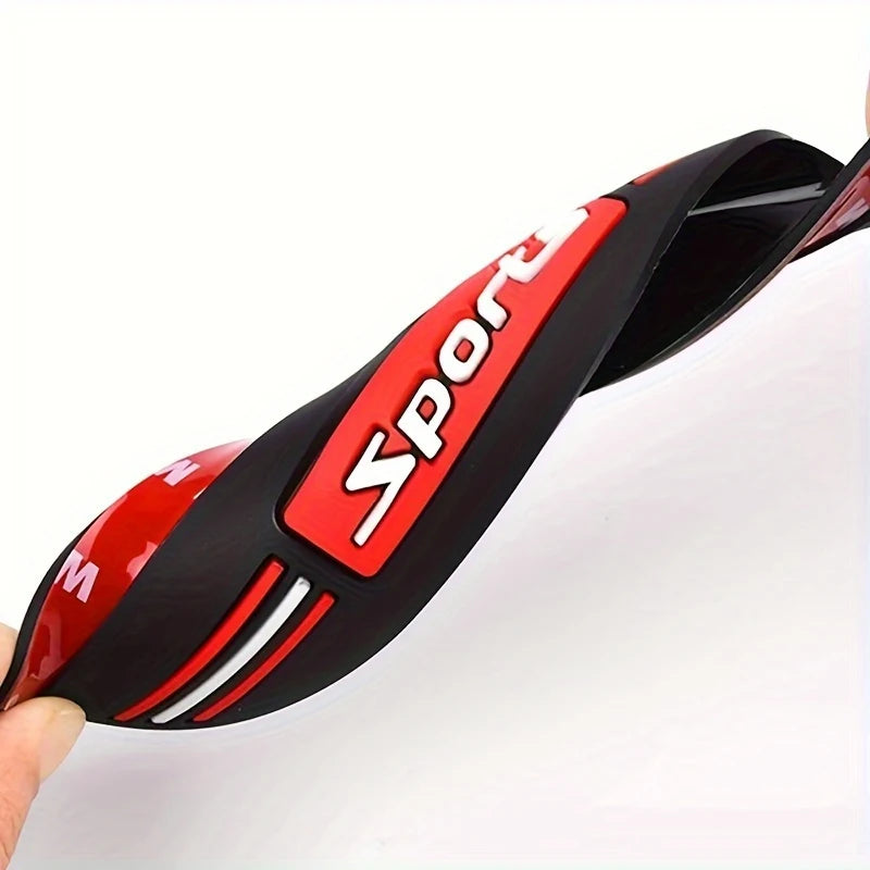 2 pièces rétroviseur de voiture universel sourcil de pluie imperméable, miroir de recul miroir réfléchissant miroir de recul PVC imperméable Rai
