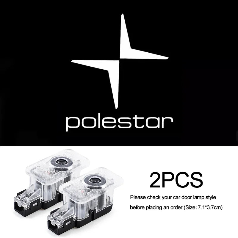 Lumière de Projection LED pour porte de voiture, lumière de bienvenue pour Volvo XC90 V90 V60 XC60 V40 S80 S60 S90 C40 XC40 V70 XC70 C30 C70 E