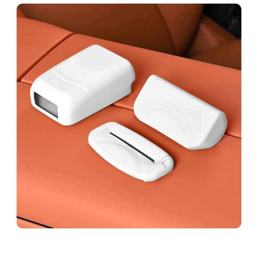 Housse de protection universelle pour prise de ceinture de sécurité de voiture, en Silicone, anti-rayures, étui de protection pour bouton