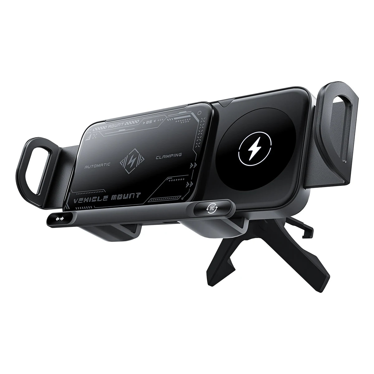 Support de chargeur sans fil pour voiture, écran pliable, charge rapide, pour Samsung Galaxy Z Fold 6 5 4 S24 Ultra iPhone 16 15 14 Pro