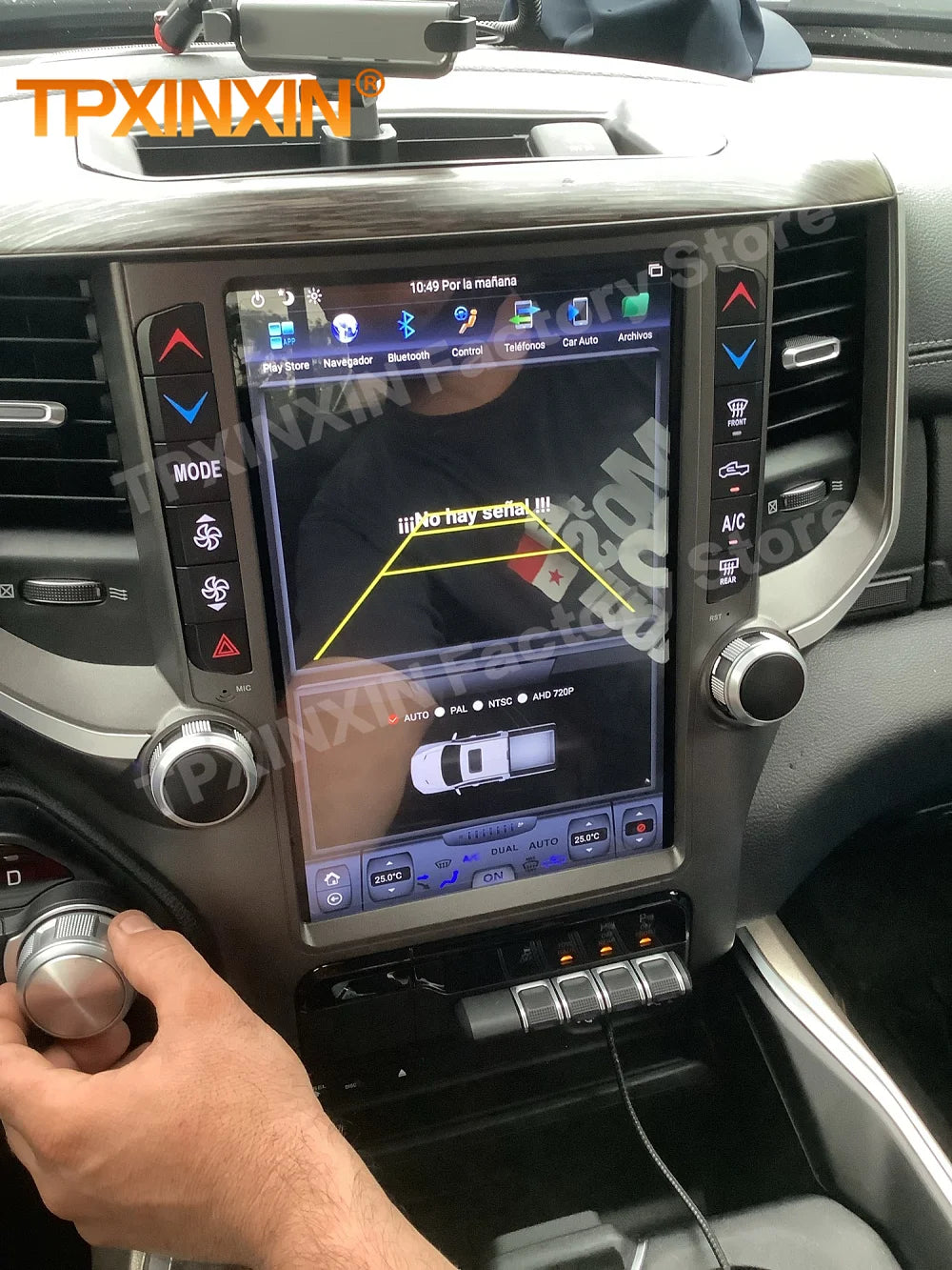 Android 13 multimédia stéréo pour Dodge RAM 2018 ~ 2020 GPS Navigation Auto vidéo Radio récepteur lecteur Qualcomm 8 core unité principale