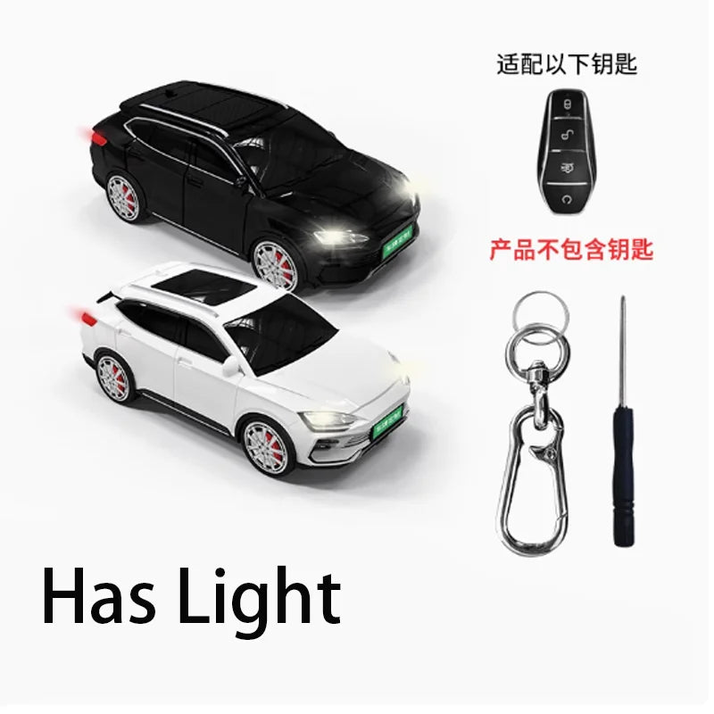 Pour BYD Song modèle de voiture pour BYD Song Plus Atto 3 Han EV Tang DM Qin joint dauphin télécommande voiture porte-clés couverture porte-clés accessoires