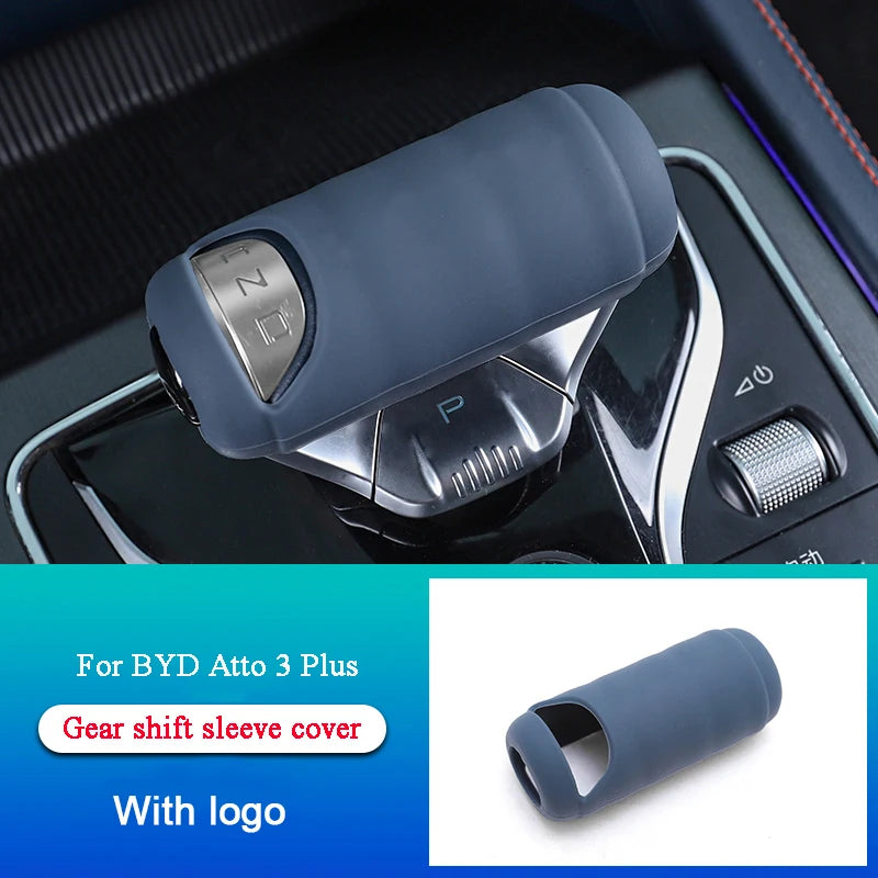 Couvercle de Protection en Silicone pour main courante de porte BYD Atto 3 Yuan Plus 2022 – 2023, boîte d'accoudoir de changement de vitesse, Protection intérieure de voiture