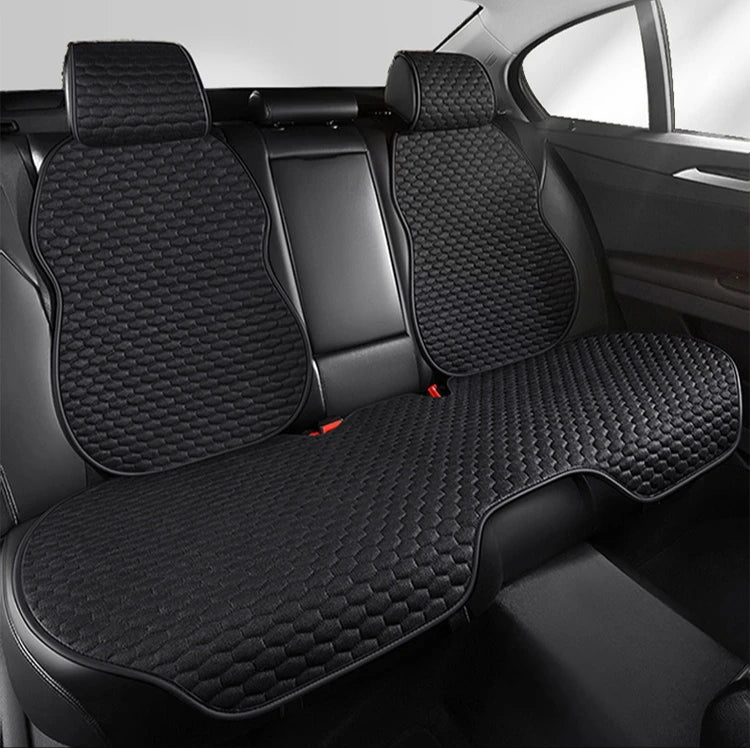 Housse de siège de voiture universelle quatre saisons, coussin de siège confortable et respirant en soie glacée pour sièges de voiture, Protection Stable