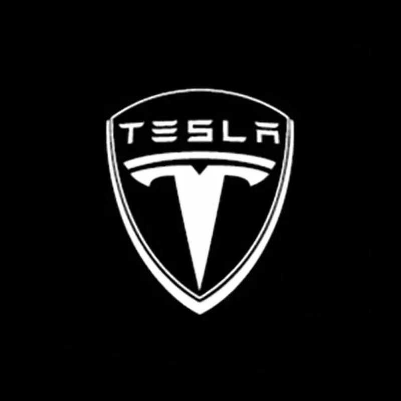 Tesla lumière de bienvenue pour modèle Y 3 S X porte de voiture 2/4 pièces projecteur LED lumières de boue lumière de bienvenue Ultra-lumineuse