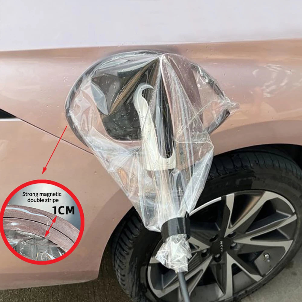Housse de chargement de véhicule électrique, étanche, pour voiture EV, à adhérence magnétique électrique, accessoires pour véhicules d'extérieur
