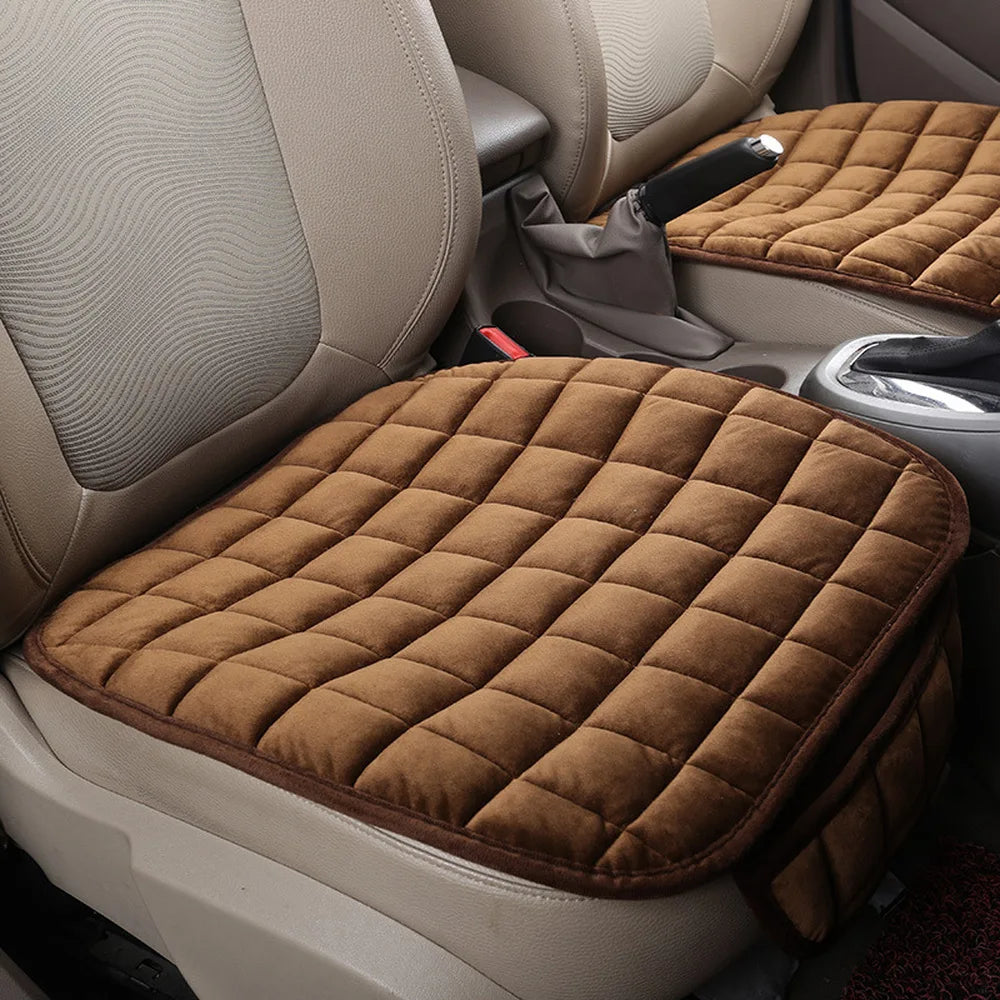 Housse de siège de voiture universelle chaude d'hiver coussin anti-dérapant siège de chaise avant coussin respirant protection de siège de voiture housses de siège pour voitures