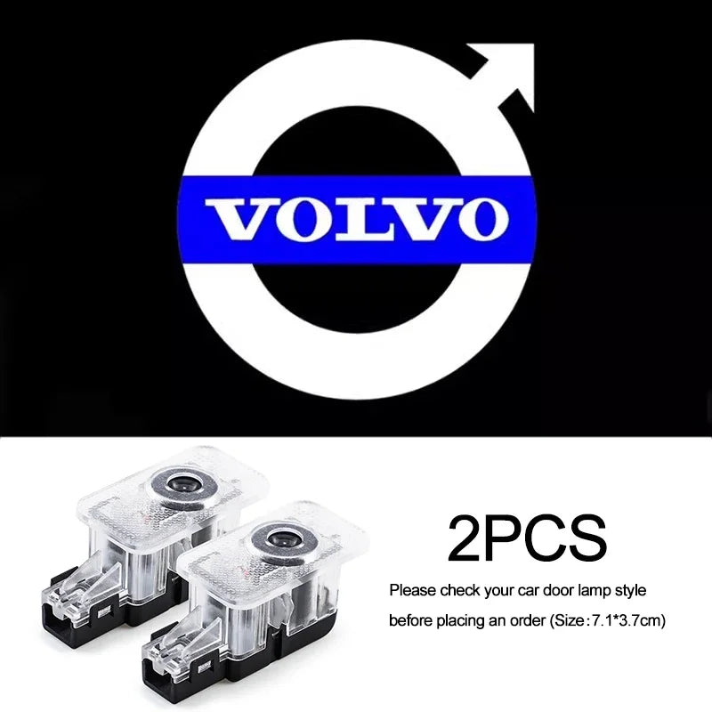 Lumières de bienvenue pour porte de voiture, projecteur Led, décoration pour Volvo XC90 V90 V60 XC60 V40 S80 S60 S90 C40 XC40 V70 XC70 C30 C70