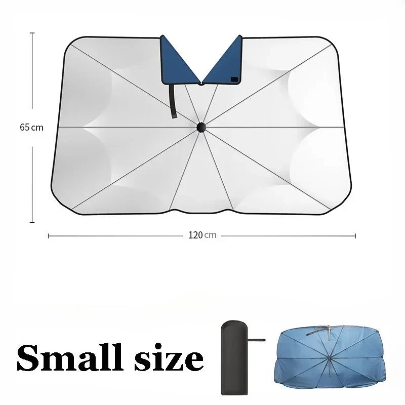 Pare-soleil de voiture, pare-brise pliant, Type de parapluie, pare-soleil pour fenêtre de voiture, accessoires de Protection solaire d'été