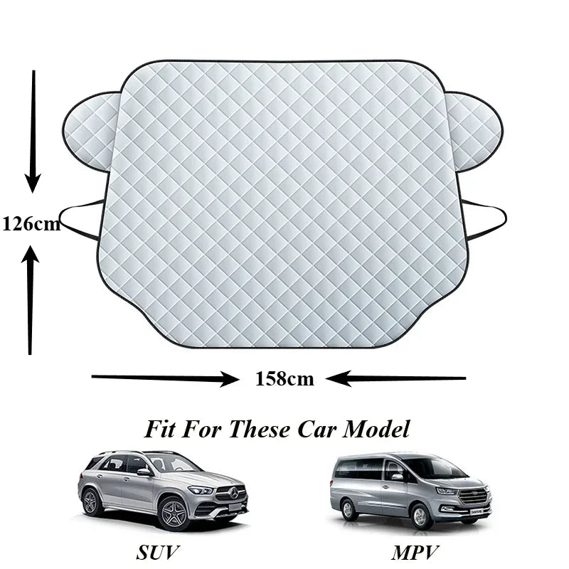 Pare-soleil de pare-brise avant de voiture, couverture anti-neige, protection contre la glace et le gel, protection solaire, modèles 3 Highland 2024, Y, X, S