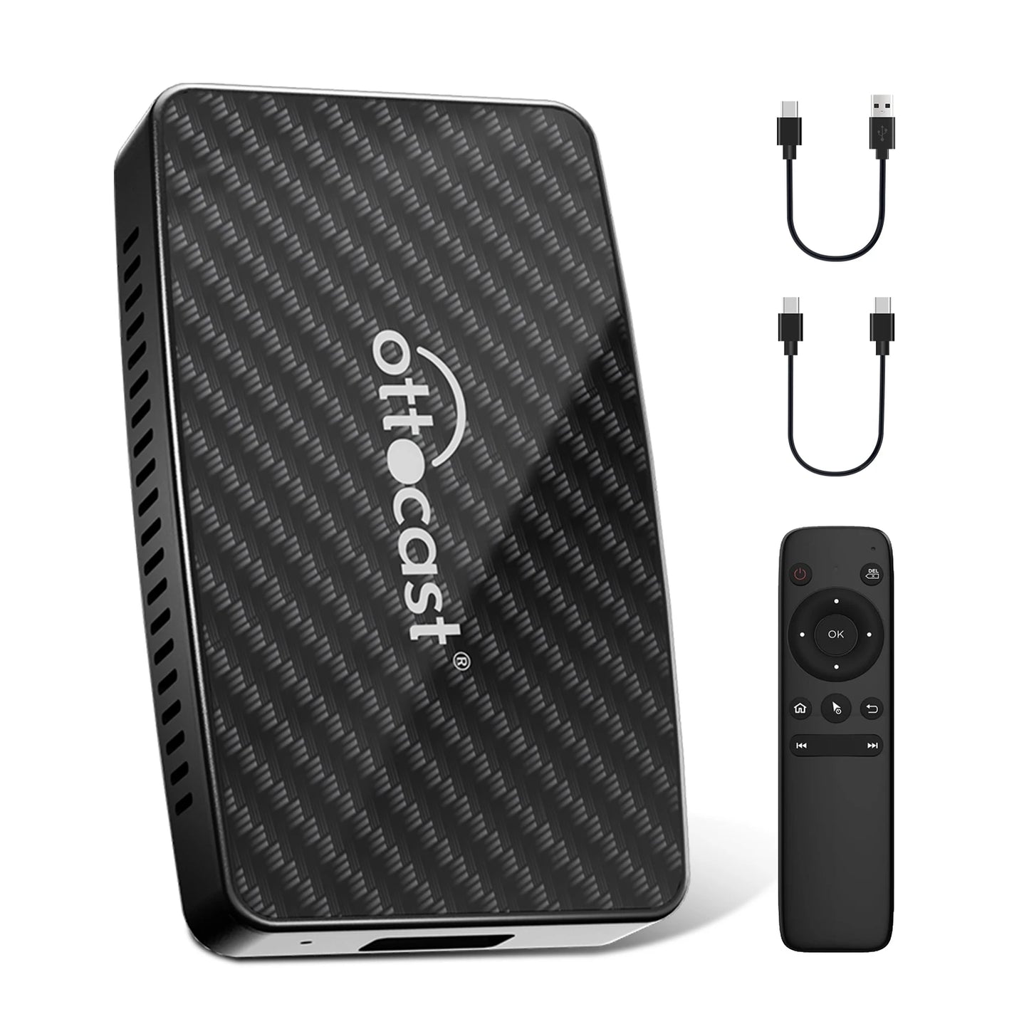 Ottocast Play2Video Pro sans fil pour lecteur multimédia d'origine, système 3 en 1, Netflix & YouTube, Carplay, boîte AI pour VW