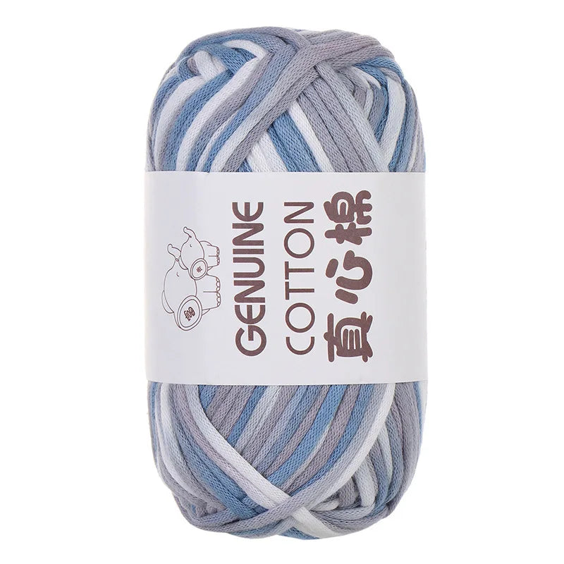 Fil à tricoter en coton et Nylon doux, 50g/boule, 80M, fil à tricoter au Crochet pour débutants avec points de Crochet faciles à utiliser