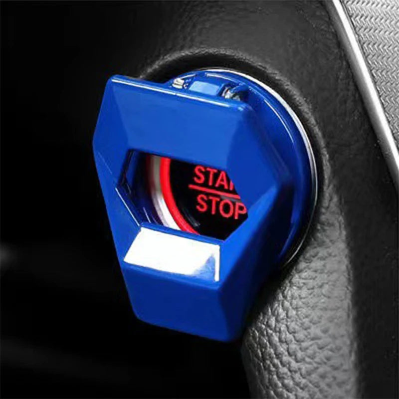Couvercle universel de bouton d'arrêt de démarrage de moteur de voiture, Style Lambo, décoration de protection anti-rayures, adhésif collant, accessoires automobiles