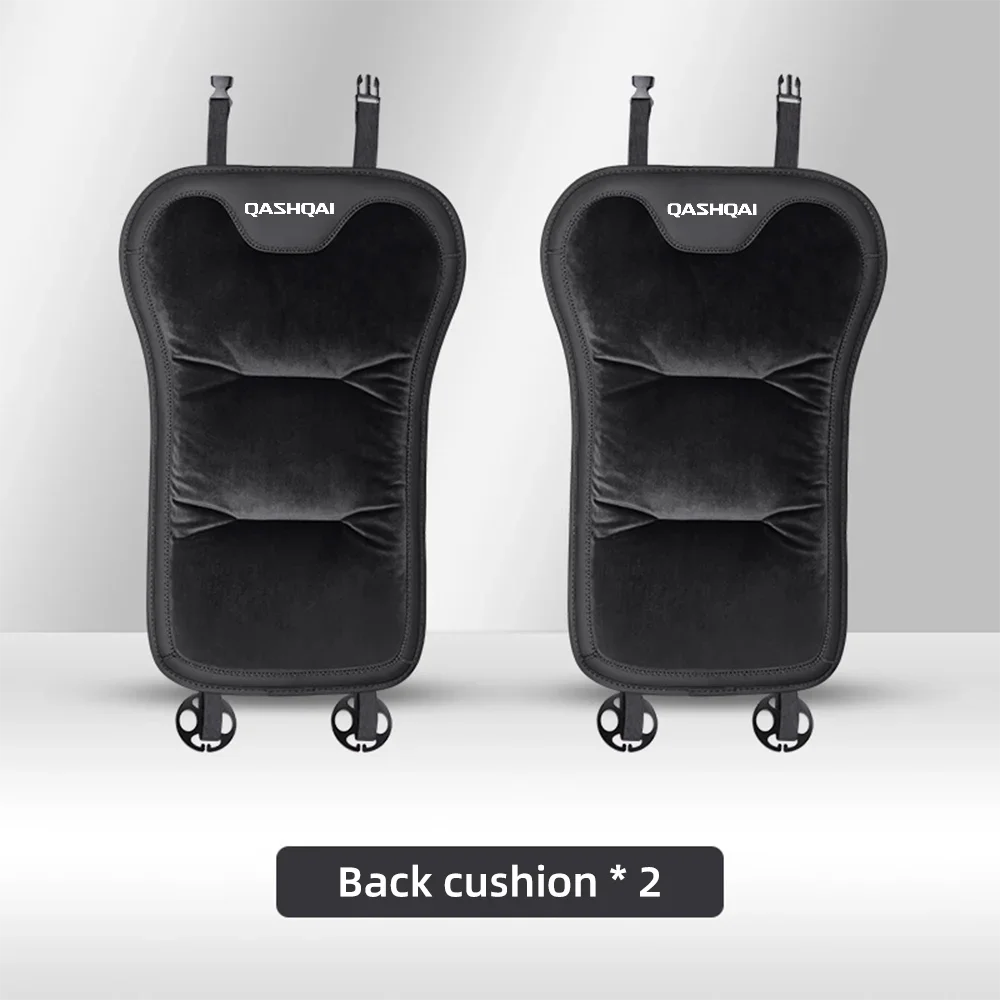 Housse de siège de voiture en flanelle, pour Nissan Qashqai J10 J11 J12, coussin de siège avant/arrière de voiture en peluche chaud d'hiver, accessoires d'intérieur automobile