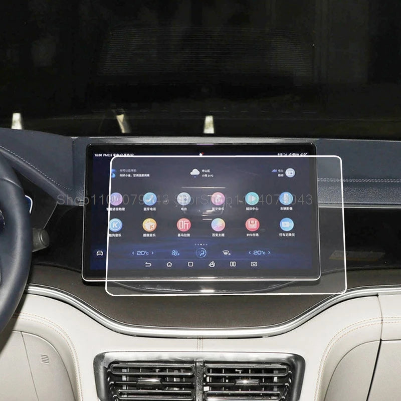 Protecteur d'écran en verre trempé pour BYD song PLUS dm-i 2021 – 2025, 12.8 ou 15.6 pouces, autoradio, Navigation GPS, anti-rayures