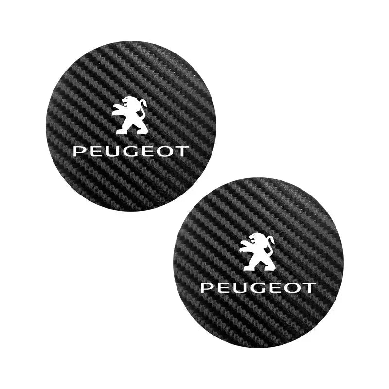 Coussin antidérapant en silicone pour voiture, 2 pièces, accessoires d'intérieur imperméables pour Peugeot 206 208 207 3008 308 2008 107 508 607
