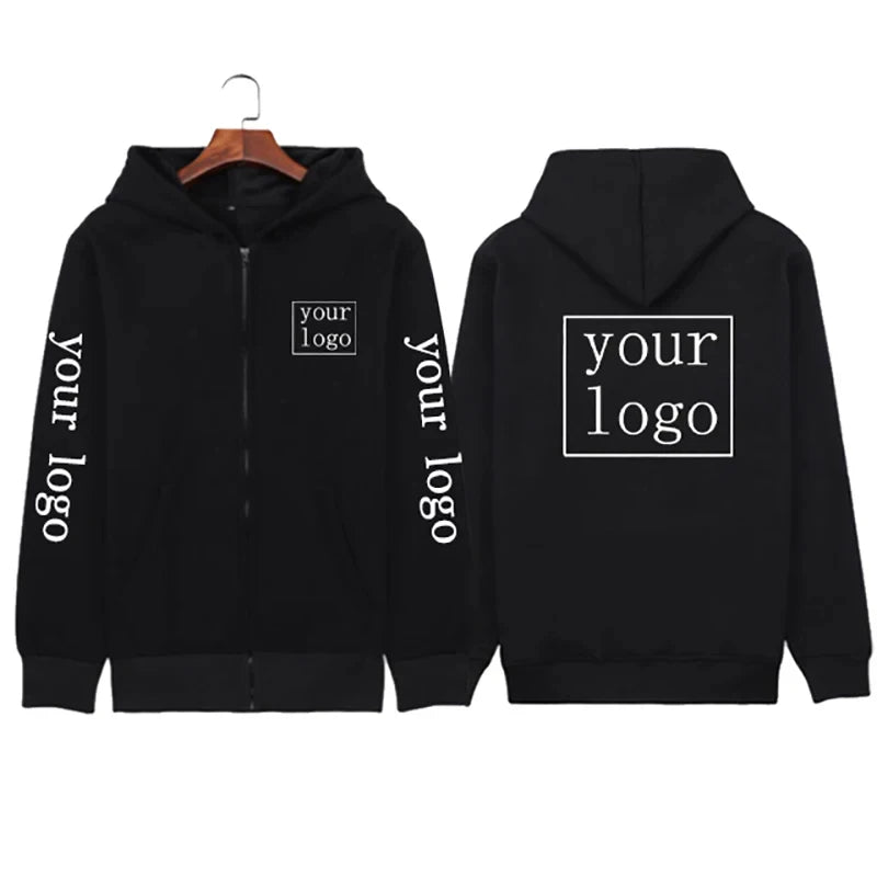 Sweats à capuche zippés à manches longues pour hommes et femmes, Streetwear Harajuku, pull à capuche bricolage, vêtements PVD, nouvelle mode, 2024