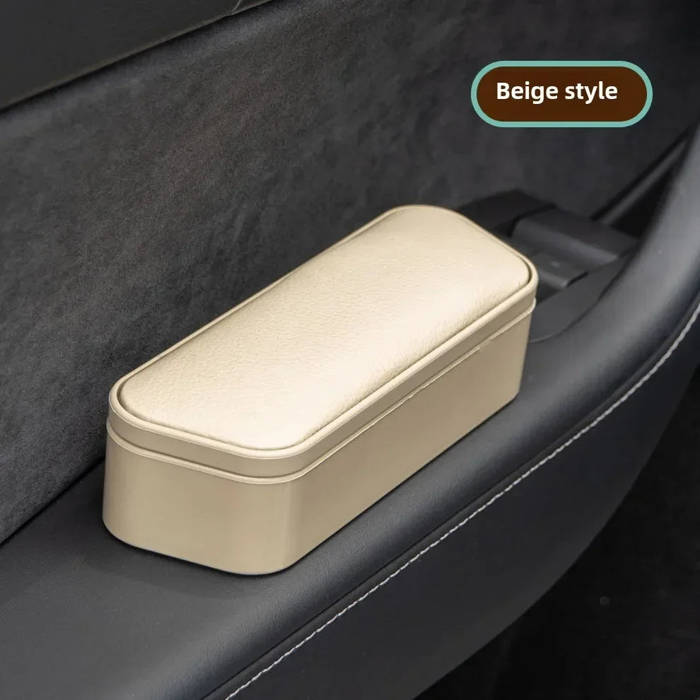 Boîte de rangement universelle pour porte d'accoudoir gauche droite de voiture, boîte de rangement pour repose-coude à hauteur réglable, accoudoir, boîte d'organisation de porte automatique