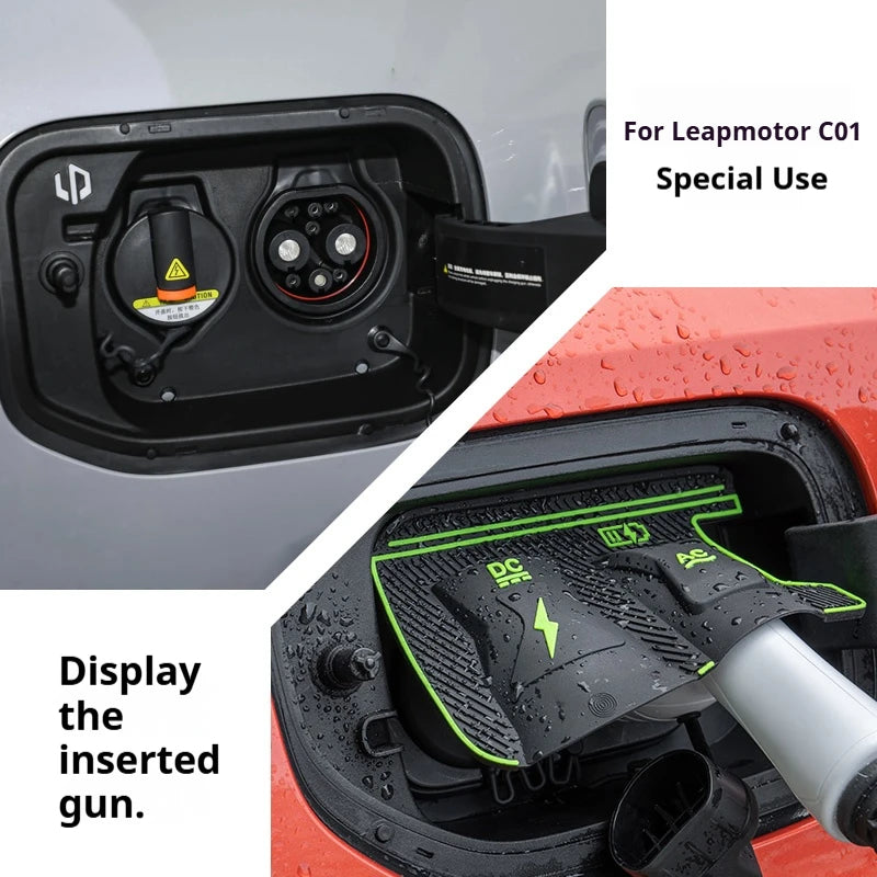 Pour Leapmotor B01 B10 C01 C10 C11 C16 24-26 dédié nouvelle énergie Port de chargement de voiture couverture de protection étanche pistolet couverture de pluie