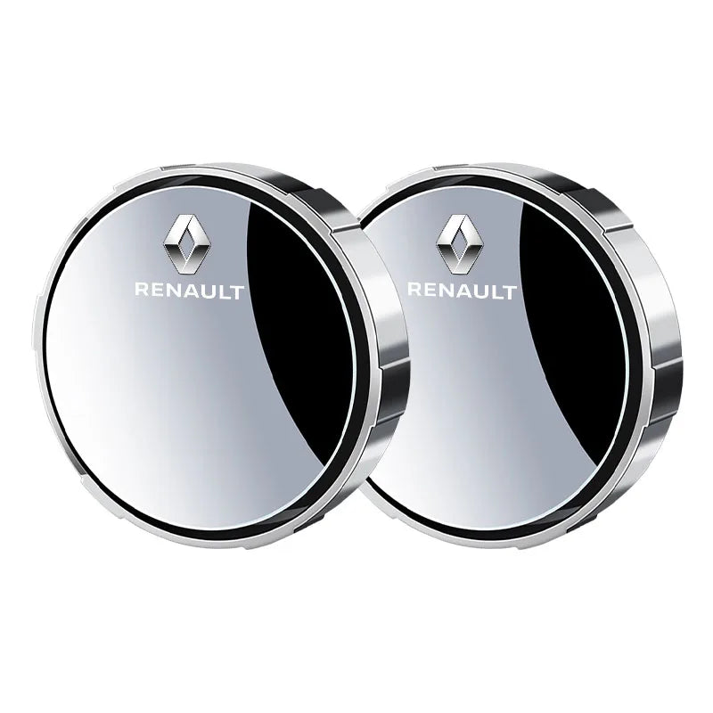Rétroviseur auxiliaire réglable à 360 degrés pour voiture, 2 pièces, pour Renault Koleos Clio Laguna 2 Megane 2 3 Duster Logan