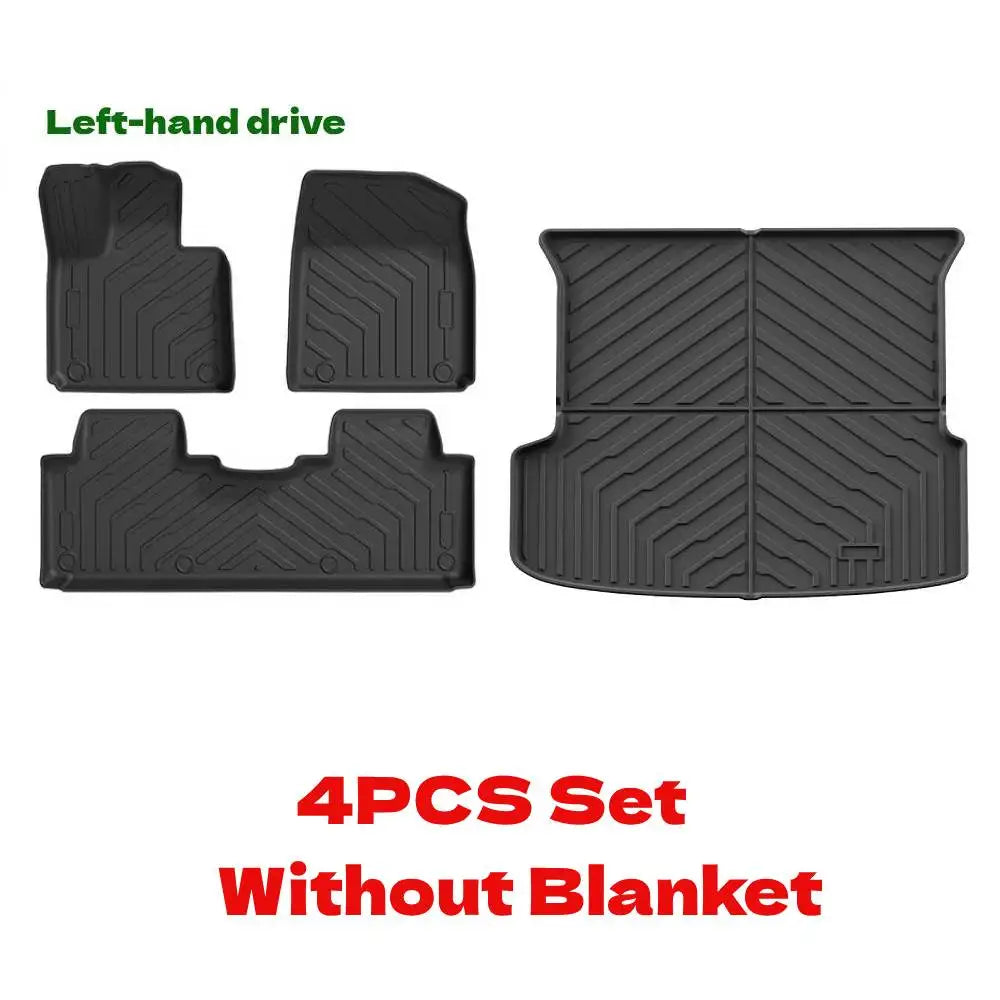 Tapis de sol TPE tous temps et doublure de chargement pour Xpeng G9 2022 – 20225, tapis de coffre étanche et robuste pour Xpeng G9 2025