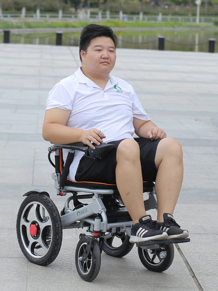 Fauteuil roulant électrique-pour adultes 150KG Support de poids puissance mobilité Scooter chaise roulante fauteuil roulant électrique-Scooter