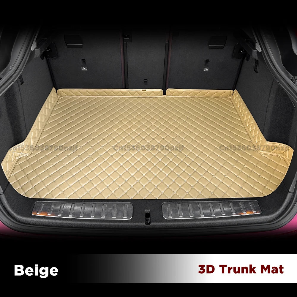 Couverture de tapis de revêtement de cargaison de polymères de coffre de voiture 3D, accessoires intérieurs, BYD, Yuan Pro, 2021, 2022, 2023