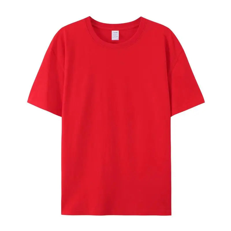 180gsm 100% coton t-shirt hommes personnaliser votre conception texte hauts t-shirt hommes imprimer votre propre conception marque équipe personnalisation livraison directe