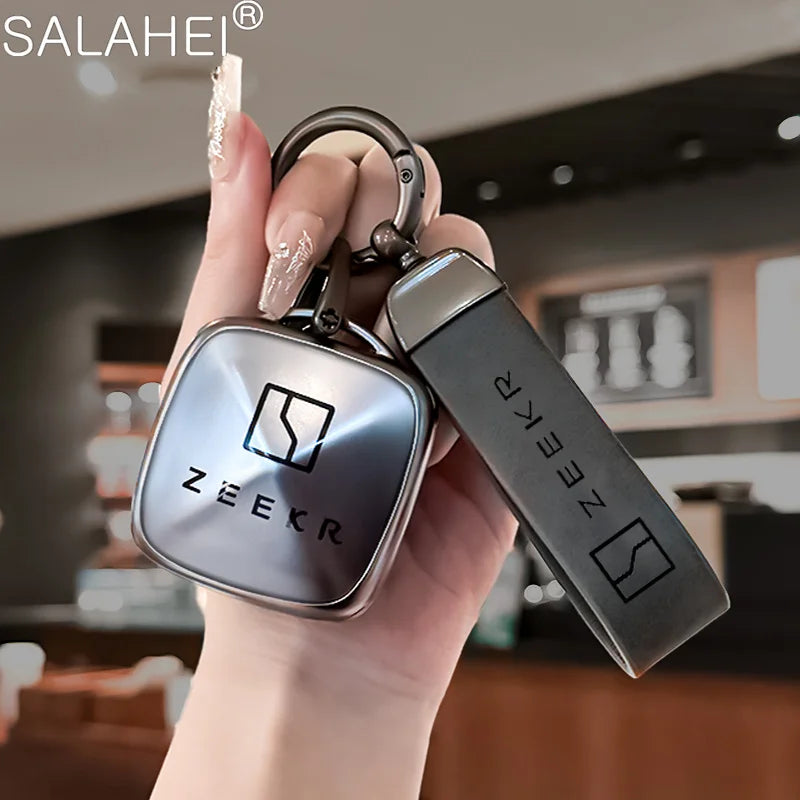 Nouveau TPU + alliage clé sac porte-clés voiture accessoire pour ZEEKR clé étui Zeekr clé coque couverture pour extrêmement Krypton 001 007 009 ZEEKR X