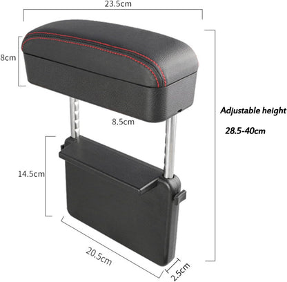 Car Armrest Storage Box Adjustable Car Center Console Armrest Box Car Seat Gap Filler Organizer for Most Vehicles SUV Trucks