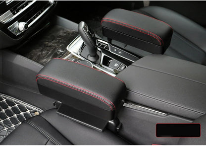 Car Armrest Storage Box Adjustable Car Center Console Armrest Box Car Seat Gap Filler Organizer for Most Vehicles SUV Trucks
