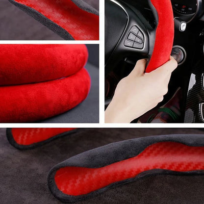 Juste de volant de voiture pour Range Rover dehors, cuir suédé, accessoires en fibre de carbone, partie coordonnante, L494, L461, 2013 ~ 2025, 2014