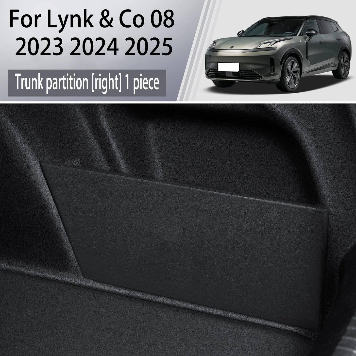 Boîte de rangement multifonction pour Lynk & Co, cloison de stockage de coffre UNIS issante, accessoires intérieurs automatiques, 08, 2023, 2024, 2025, mise à niveau