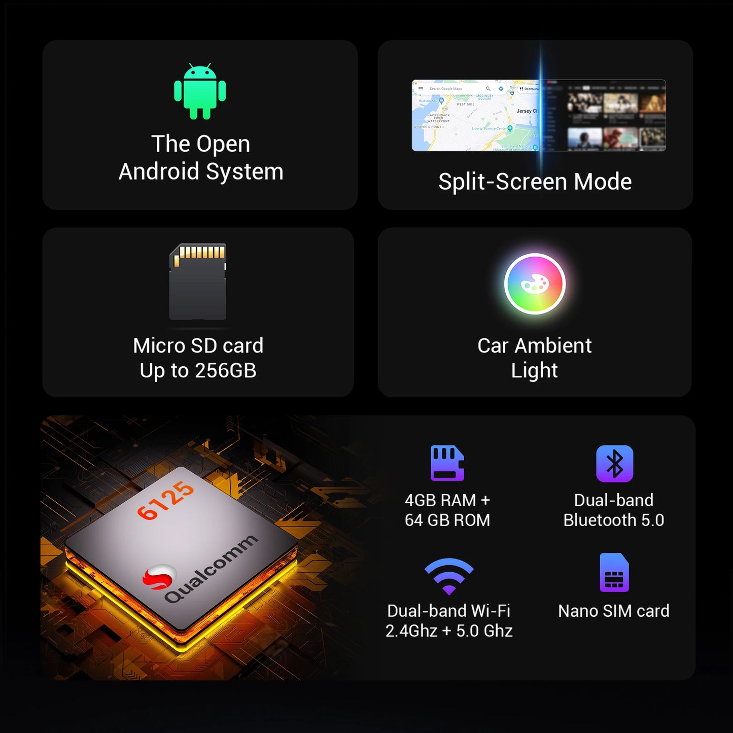 OTTOCAST Android 13 AI Box pour BMW CarPlay sans fil pour Netflix pour BMW ID6 ID7 ID8 accessoires de voiture 2025 cadeau du nouvel an pour hommes