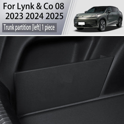 Boîte de rangement multifonction pour Lynk & Co, cloison de stockage de coffre UNIS issante, accessoires intérieurs automatiques, 08, 2023, 2024, 2025, mise à niveau