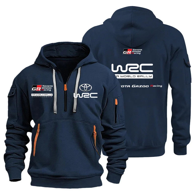 2025 hommes Toyota GR Racing WRC sweat à capuche sport décontracté sweat à capuche en plein air course logo personnalisé hommes streetwear vêtements d'extérieur haut