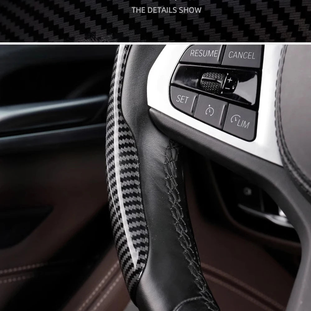 Juste de volant de voiture pour Range Rover dehors, cuir suédé, accessoires en fibre de carbone, partie coordonnante, L494, L461, 2013 ~ 2025, 2014